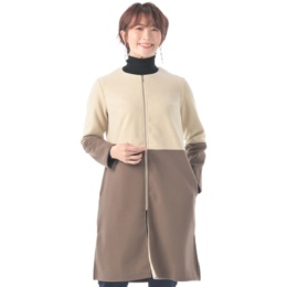 BOUTIQUE JUNKO  バイカラーコート