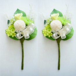 プリザーブド仏花陽だまり2個組 花のみ