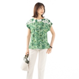 Isaac Mizrahi Live テクスチャー素材プルオーバー