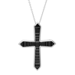 Anne Coquine キュービックジルコニア クロスペンダント