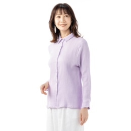 myM インド綿ダブルガーゼシャツ