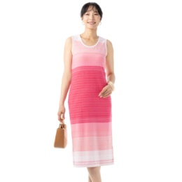 Isaac Mizrahi Live シャドーニットタンクワンピース