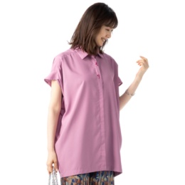 calma さらり華奢魅せ サマーロングシャツ