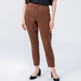 Isaac Mizrahi Live フェイクスウェードスリムパンツ