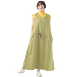 Give Re-Collection カポック混ツイルワンピース