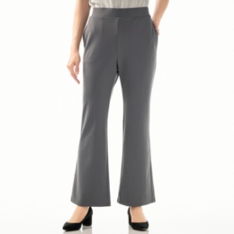 day to day 後ろボックスプリーツのフレア-パンツ