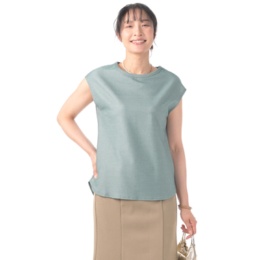 GiveReCollectionクレオパトラコットン混チビフレンチTシャツ