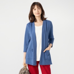 Isaac Mizrahi Live シルキーコットンレイヤード風チュニック