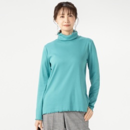 Isaac Mizrahi Live リブタートルネックプルオーバー