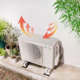 しっかり遮熱 エアコン室外機用シート 同色4枚