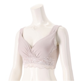 BRNYピース やさしくバストキャッチ綿混ノンワイヤーブラ