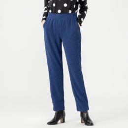 IsaacMizrahiLiveラメ入りクレープ素材ストレートパンツ