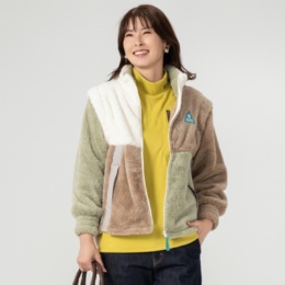 OUTDOORUV裏アルミ袖取り外し2WAYフリースジャケット