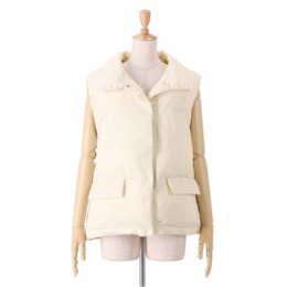 calma クロスステッチ パファーベスト