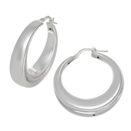 UNOAERRE シルバー925 グランデ チェルキオ ピアス