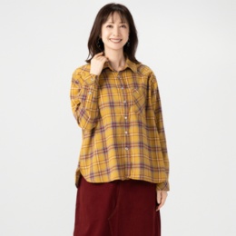 GRC チェックネルシャツ