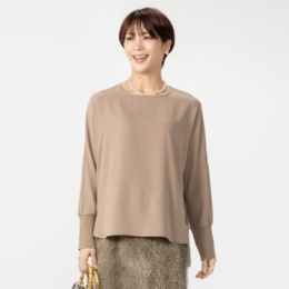 &by PINKY&DIANNE 梨地プルオーバー