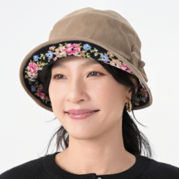 レイクアルスター スエード調つば裏シェニールハット