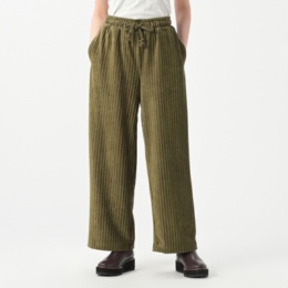 GRC ニットコーデュロイ イージーパンツ