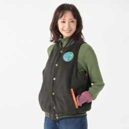 GRC カポック中綿スタジャンベスト