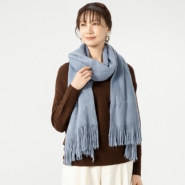  ルナジュメール  ネット限定やわらかタッチ シャギーストール - 735701