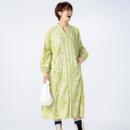  PERSONS スターレース前開きワンピース - 735773