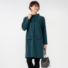 Provador もふもふ 裏毛布シャギーチュニックワンピース