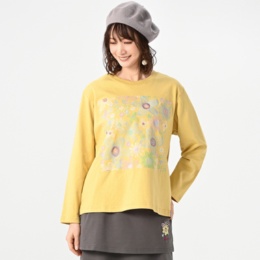  PERSONS メニーフラワー刺繍Tシャツ - 736802