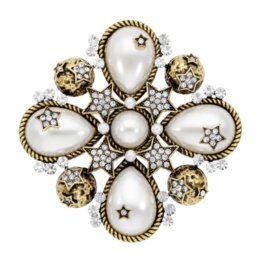 Tar Tar シャイニー スターモチーフ ブローチ[ベガ]