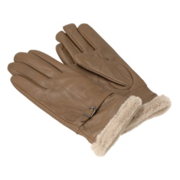  ルナジュメール やわらか羊革手袋内側エコファー - 736958