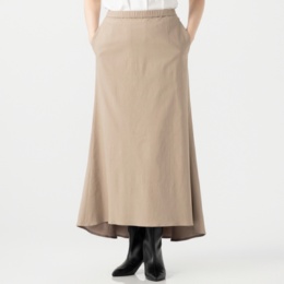MASAGO ストレッチツイルバック起毛ロングスカート