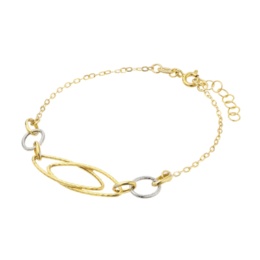  Aprire 10K ファンシーデザインボリュームブレスレット - 737804