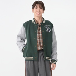 GRC 袖配色ワッペン付きスタジャン