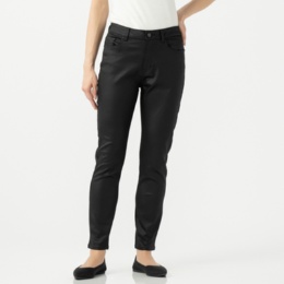 Anne Coquine チンツ加工ストレッチスキニーパンツ