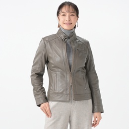 LEATHER Edition シープレザースタンドカラーライダース