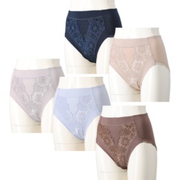  ThreeHeart 綿混フルールガーデンショーツ5色組