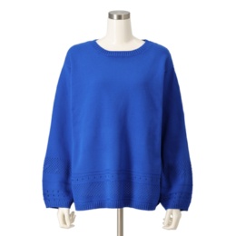 Provador アイレットレース柄ニット