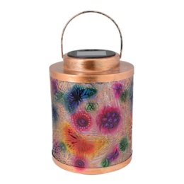  ソーラー充電式 カラフルLEDランタン 防塵防水仕様