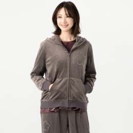 PERSONS ベロアパーカー