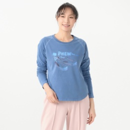 GRC ホット君プリントヴィンテージ風ロンT