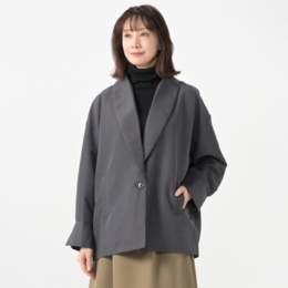YukaKoshino ショールカラーのブルゾン