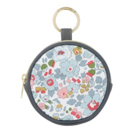 IM リバティプリント 丸型ポーチ