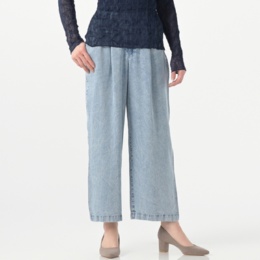 SPECCHIO デニムバギーパンツ