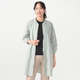 MISA Luxe ジップアップロングブルゾン