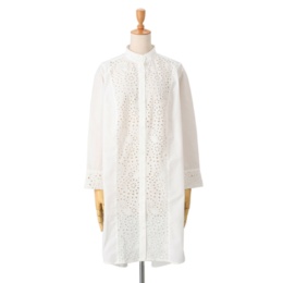 Makana na Kathy モハラレースシャツチュニック