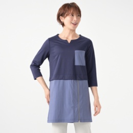 day to day ファスナースリットデザインチュニック