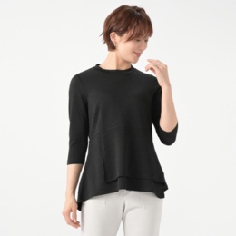 day to day 膨れジャガードペプラムプルオーバー