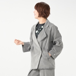 calma モードスタイル デニムジャケット