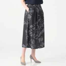 BOUTIQUE JUNKO プリントデザインワイドパンツ