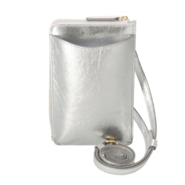 Anne Coquine カーフレザーモバイルパスポーチ